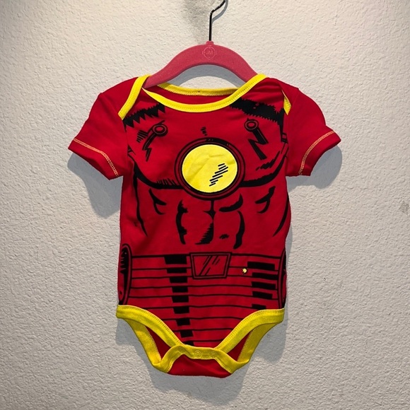 Marvel Ironman Onesie Costume Size 3-6 Months - Picture 2 of 6